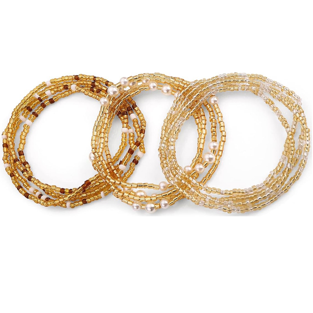 Body Jewelry Gold - Waist Beads for Women Belly Beads