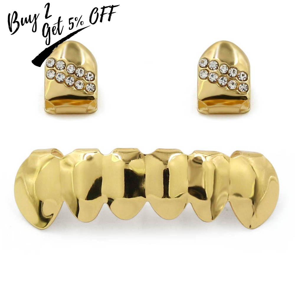TOPGRILLZ Hip Hop Grillz Yello - مراجعة Yellow Body Jewelry وسعره