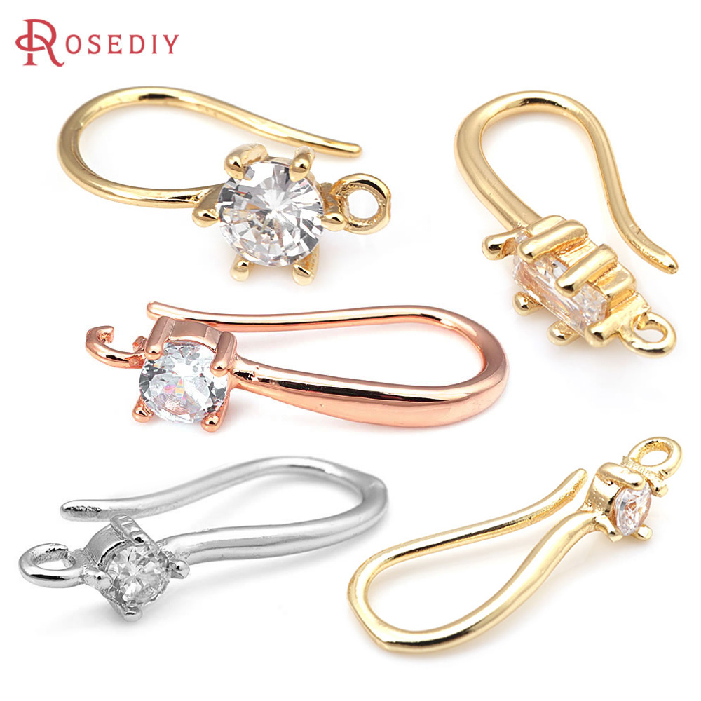 18K Gold Color Brass with Zirc - مراجعة Body Jewelry High Quality وسعره
