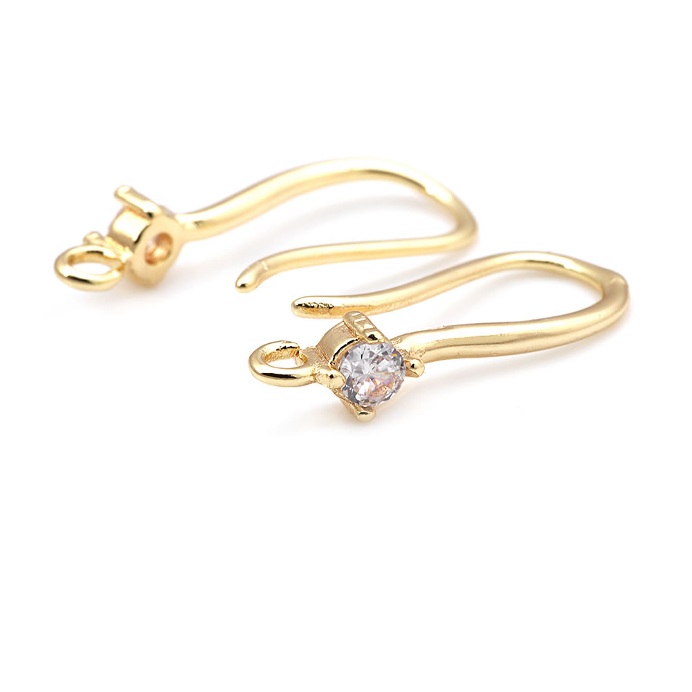 18K Gold Color Brass with Zirc - مراجعة Body Jewelry High Quality وسعره