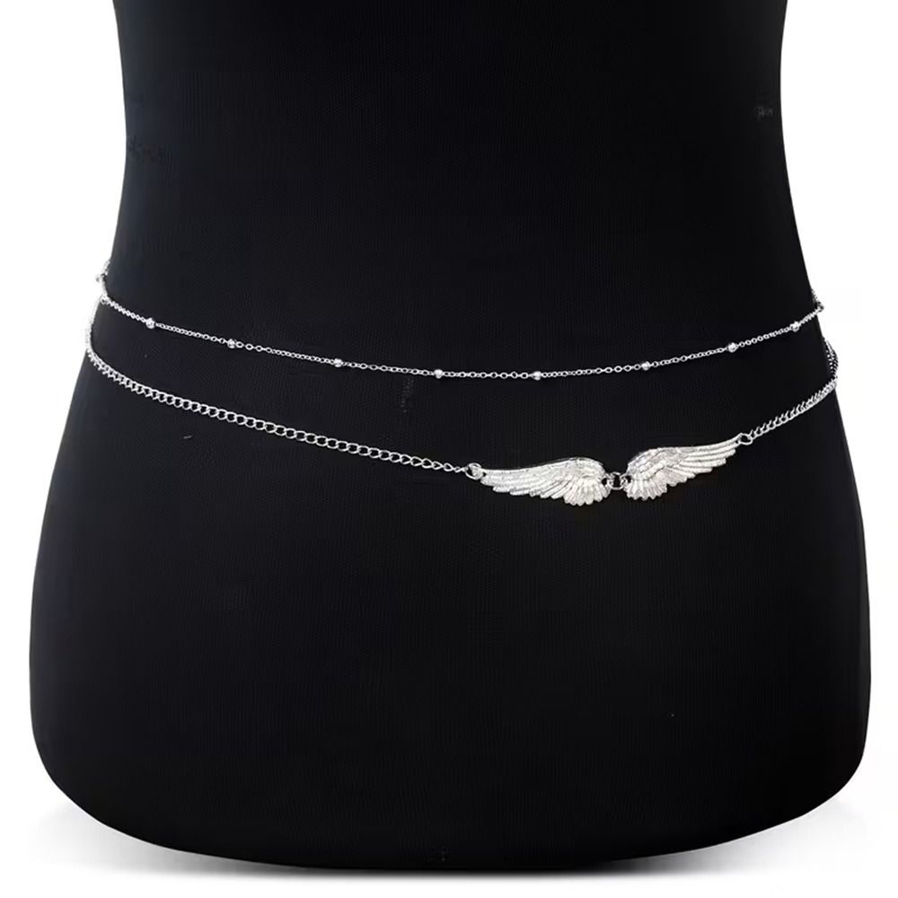 Gift Elegant Double Layer Wing - مراجعة Body Jewelry Gold وسعره
