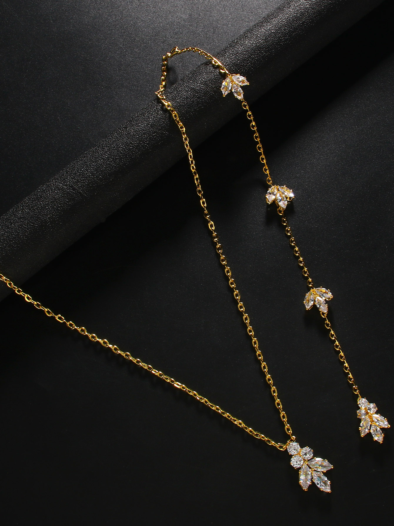 Back Chain Rhinestone Pendant  - مراجعة Body Jewelry For Backless Dress وسعره