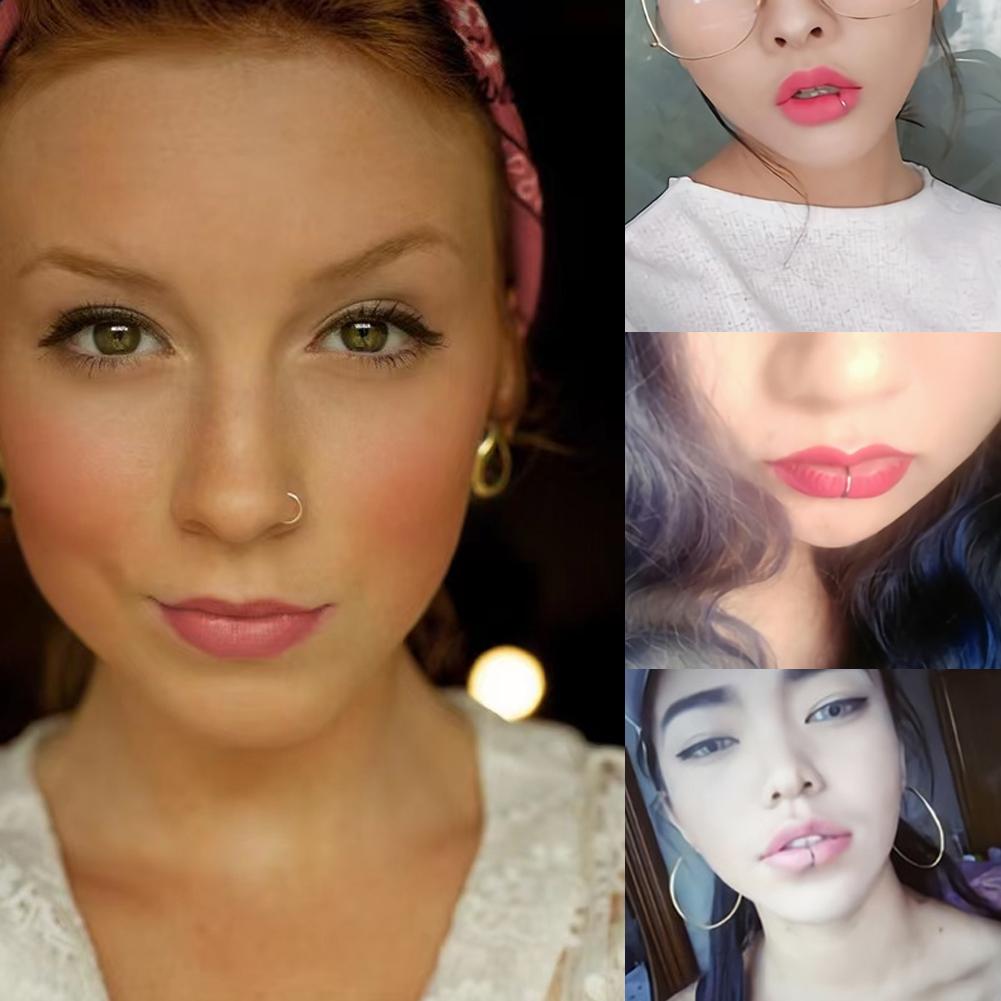 1PCS Fake Piercing Nose Hoop S - مراجعة Body Jewelry Septum وسعره