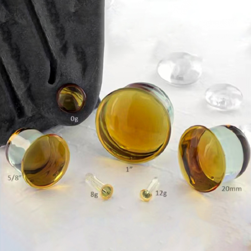 1Pair 1.6-16mm Top Quality Yel - مراجعة Yellow Body Jewelry وسعره