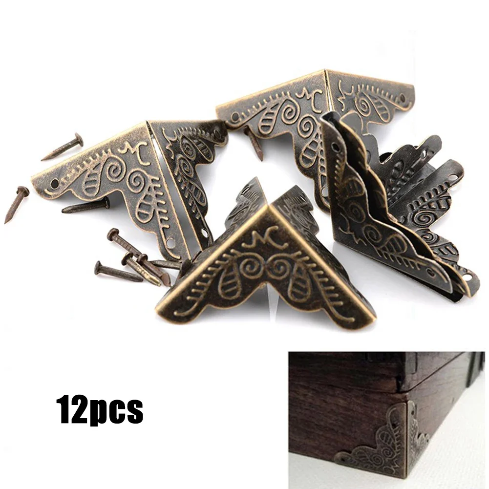 12pcs Antique Corner Protector - مراجعة Body Jewelry Display Case وسعره