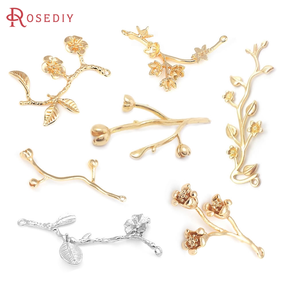 18K Gold Color Brass Flower Br - مراجعة Body Jewelry High Quality وسعره