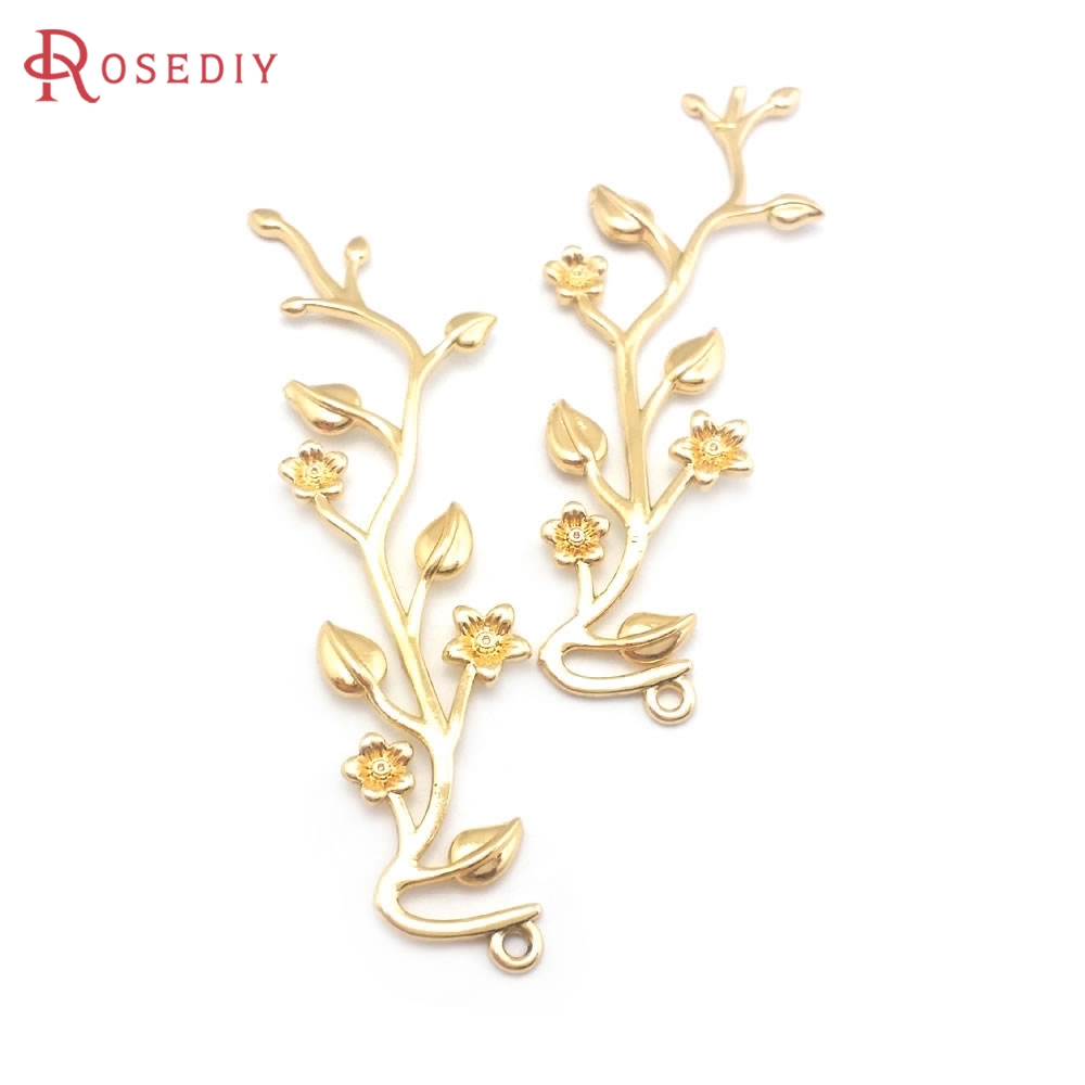 18K Gold Color Brass Flower Br - مراجعة Body Jewelry High Quality وسعره