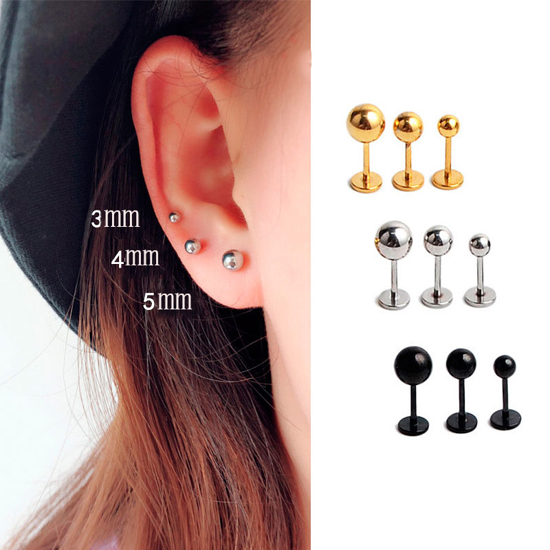 1Pair Titanium Steel 20G Flat  - مراجعة Body Jewellery وسعره