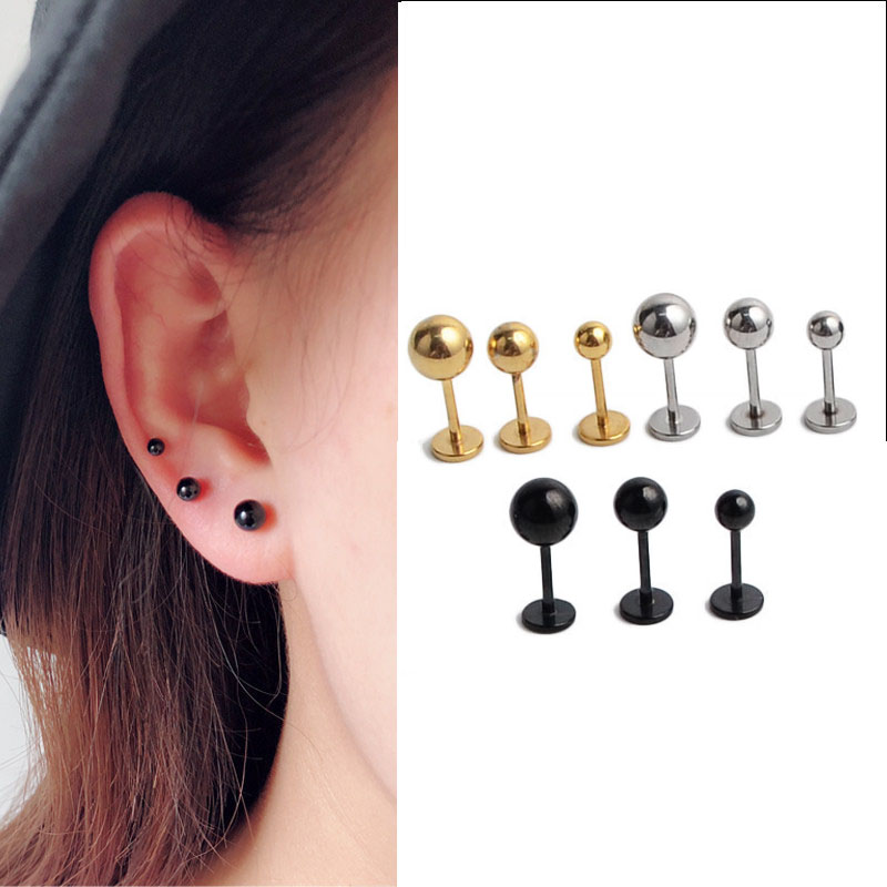 1Pair Titanium Steel 20G Flat  - مراجعة Body Jewellery وسعره