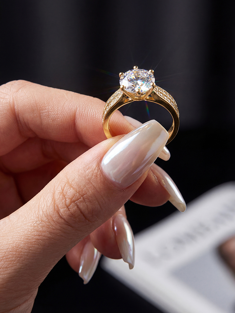  Fashion 1CT Moissanite Diamon - مراجعة Body Jewelry High Quality وسعره
