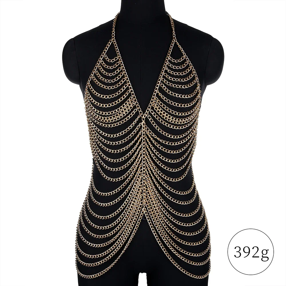Sexy Metal Body Chain Dress Fo - مراجعة Body Jewelry For Backless Dress وسعره