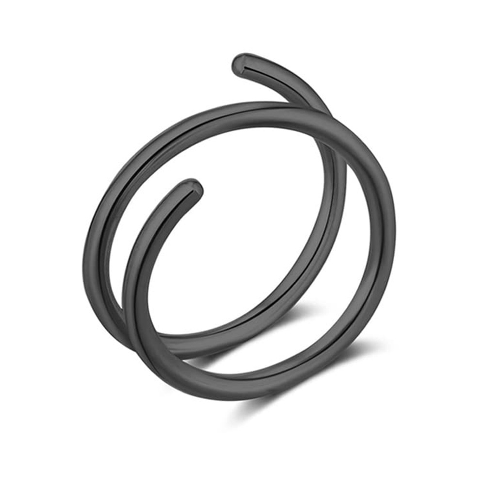 1PC Stainless Steel 316 Double - مراجعة Body Jewelry Septum وسعره