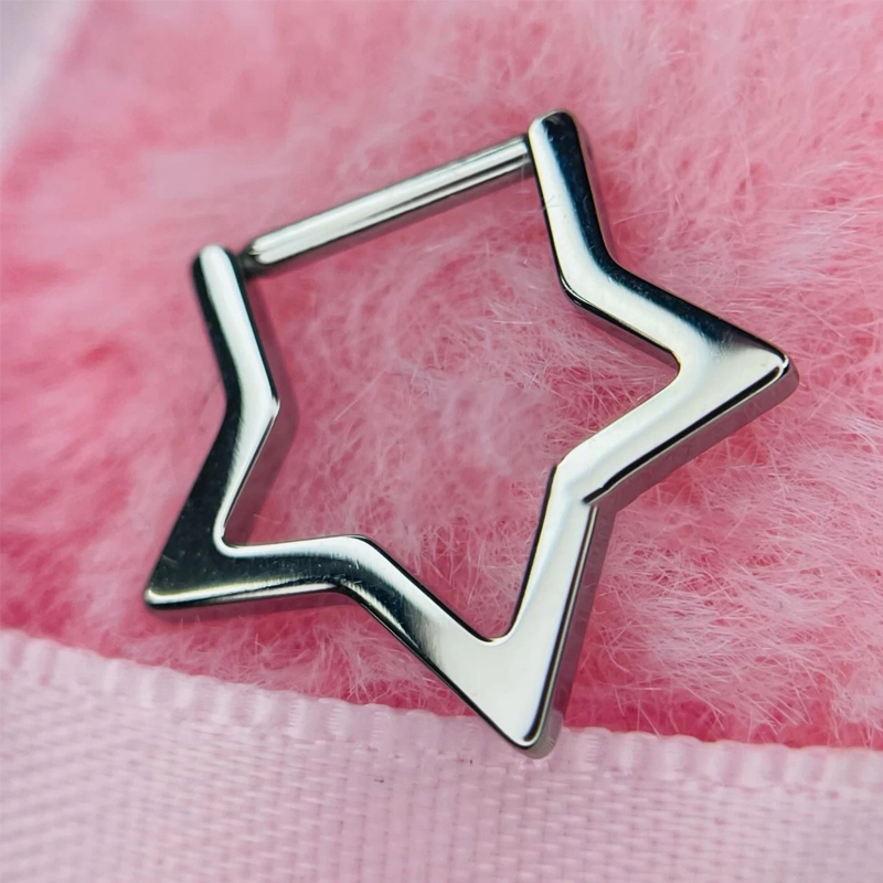 Y2K Jewelry Stainless Steel St - مراجعة Body Jewelry Septum وسعره