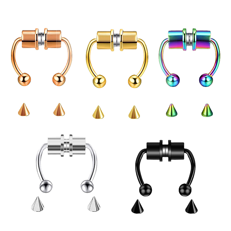Women Fake Piercing Nose Ring  - مراجعة Body Jewelry Septum وسعره