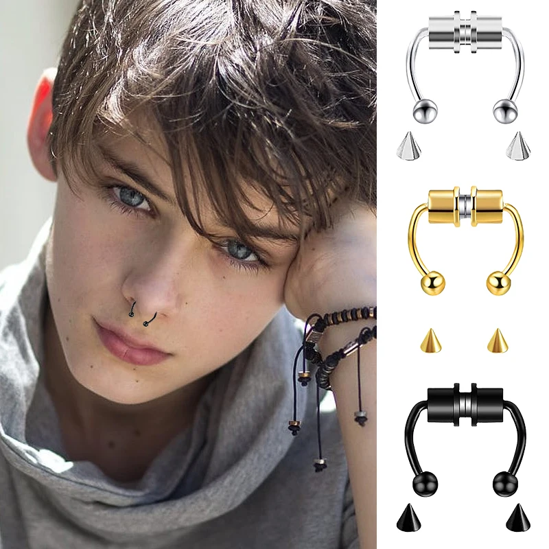 Women Fake Piercing Nose Ring  - مراجعة Body Jewelry Septum وسعره