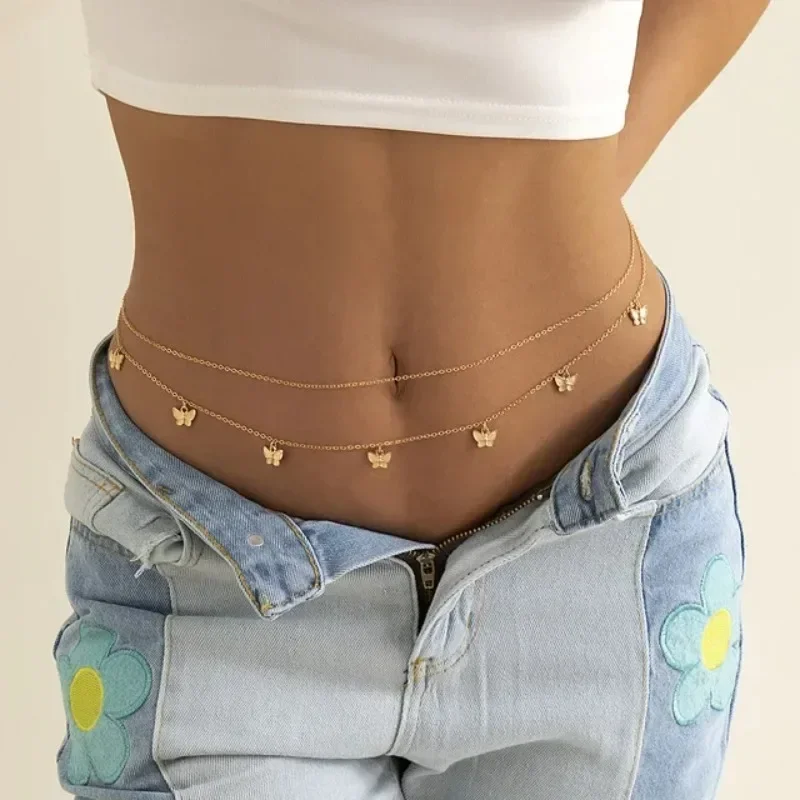 New Charm Sexy Double Layer Bu - مراجعة Body Jewellery وسعره