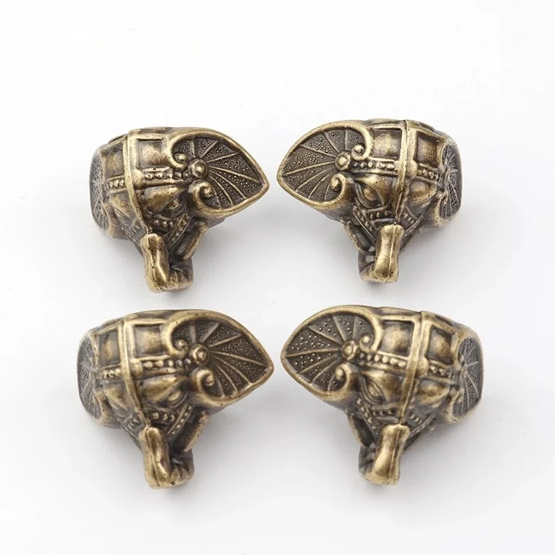4PCS Antique Elephant Vintage  - مراجعة Body Jewelry Display Case وسعره