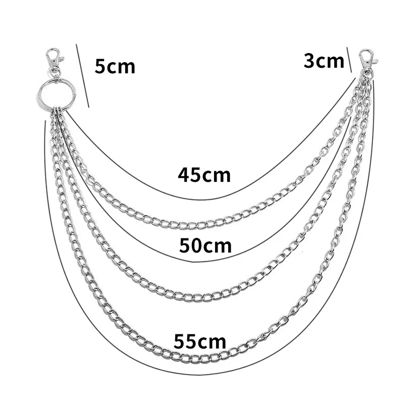 Layer Metal Belt Chain Punk Ho - مراجعة Body Jewelry Waist Chains وسعره