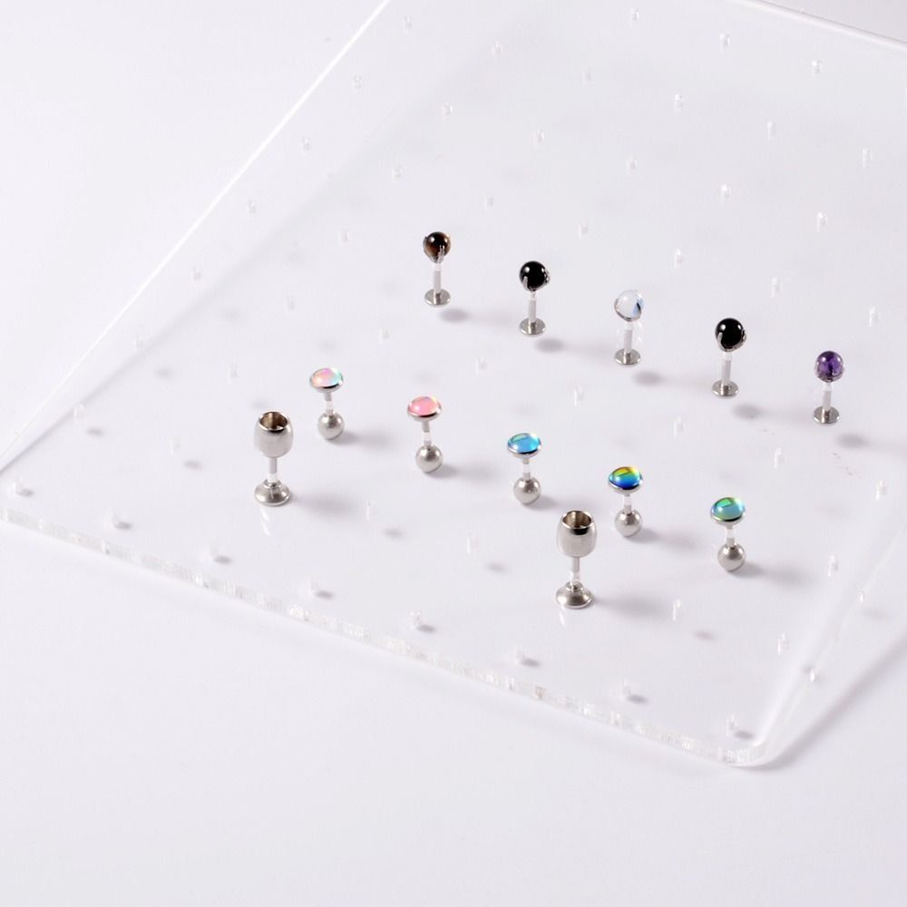 Piercing Polish Rack Navel dis - مراجعة Body Jewelry Display Case وسعره