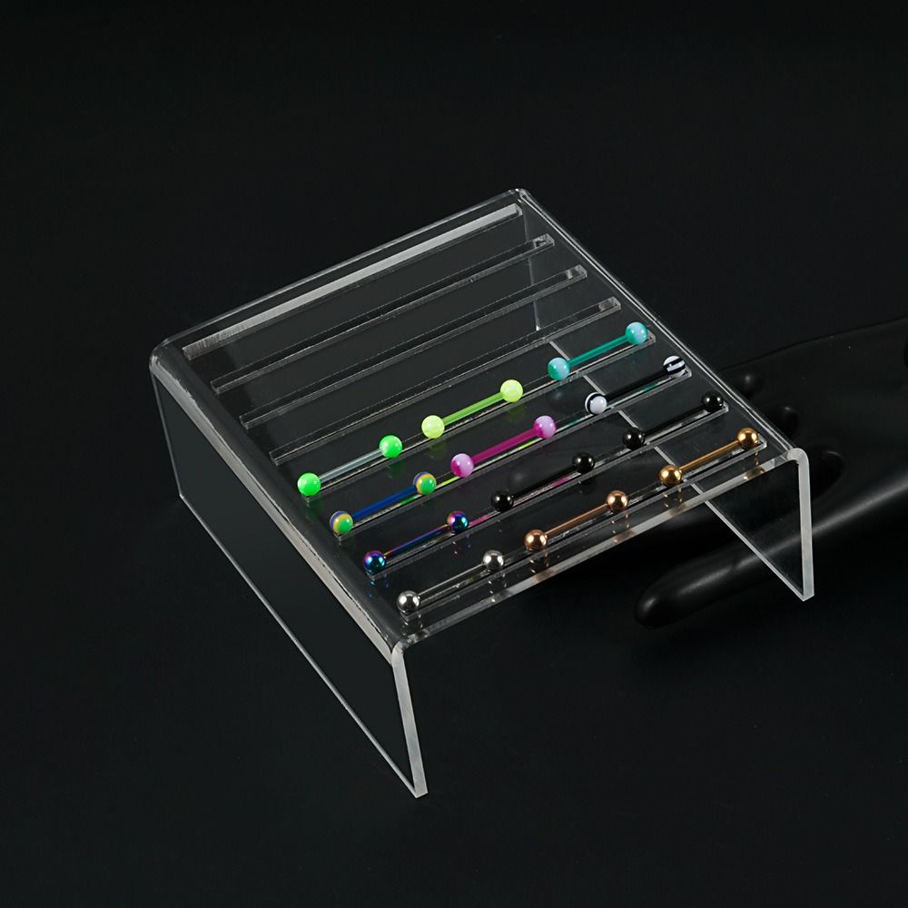 Piercing Polish Rack Navel dis - مراجعة Body Jewelry Display Case وسعره