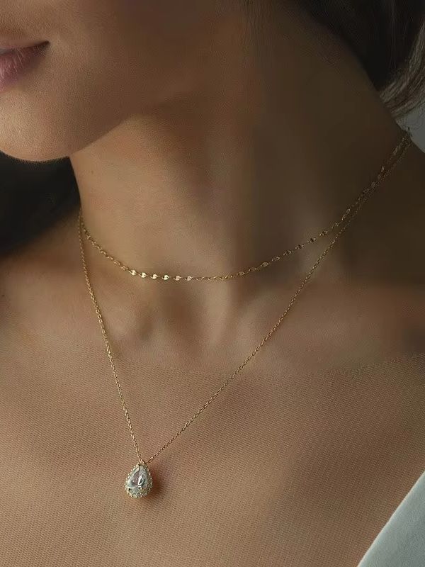 Gold Silver Teardrop Crystal B - مراجعة Body Jewelry For Backless Dress وسعره