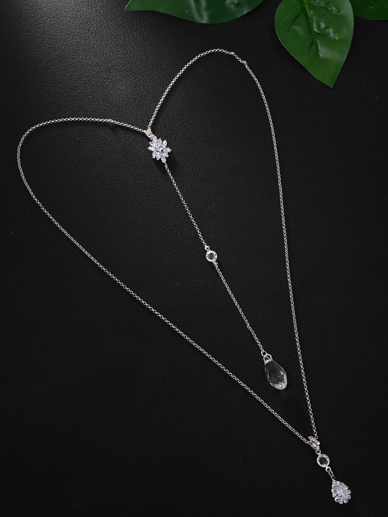 Rhinestone Waterdrop Back Neck - مراجعة Body Jewelry For Backless Dress وسعره