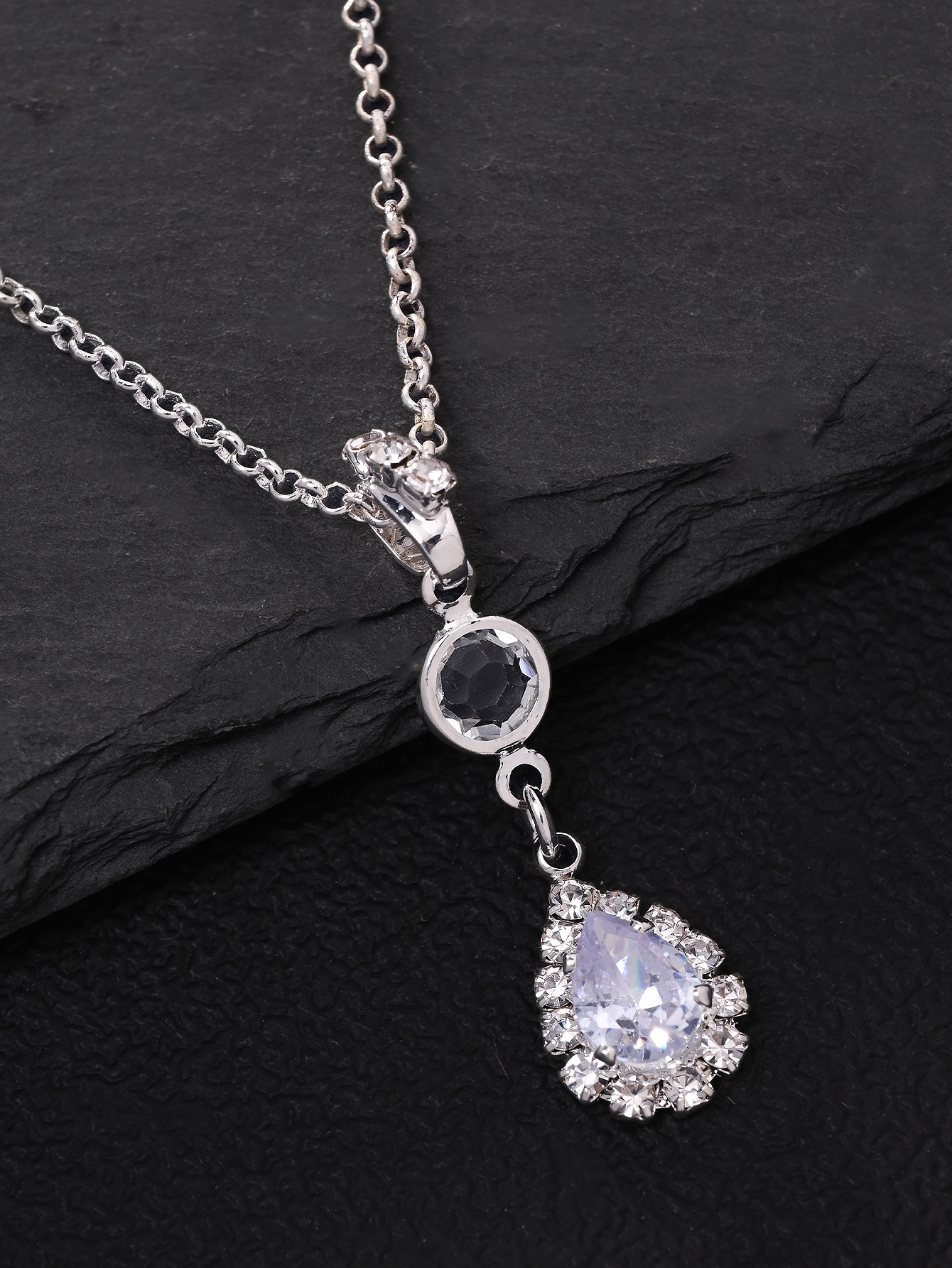 Rhinestone Waterdrop Back Neck - مراجعة Body Jewelry For Backless Dress وسعره