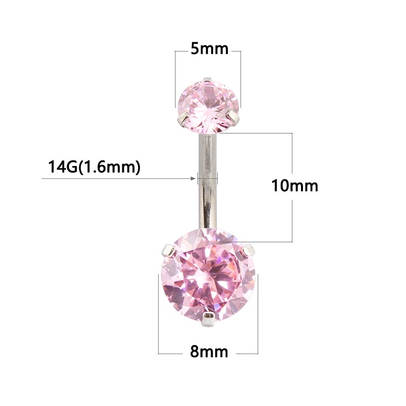 New Brand AAA Zircon Jeweled S - مراجعة Body Jewelry Brands وسعره