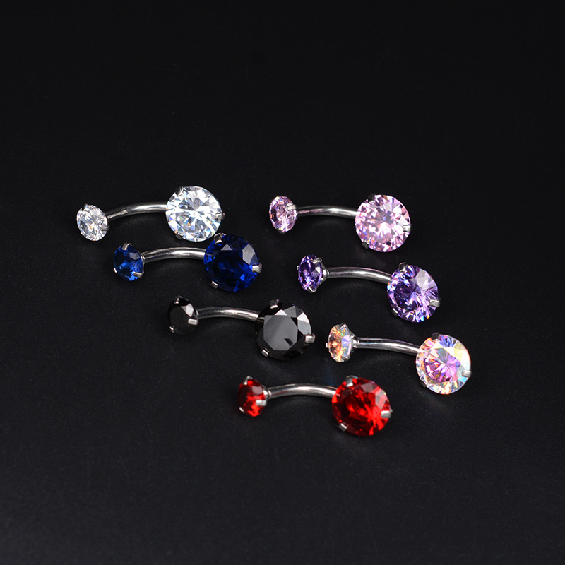 New Brand AAA Zircon Jeweled S - مراجعة Body Jewelry Brands وسعره
