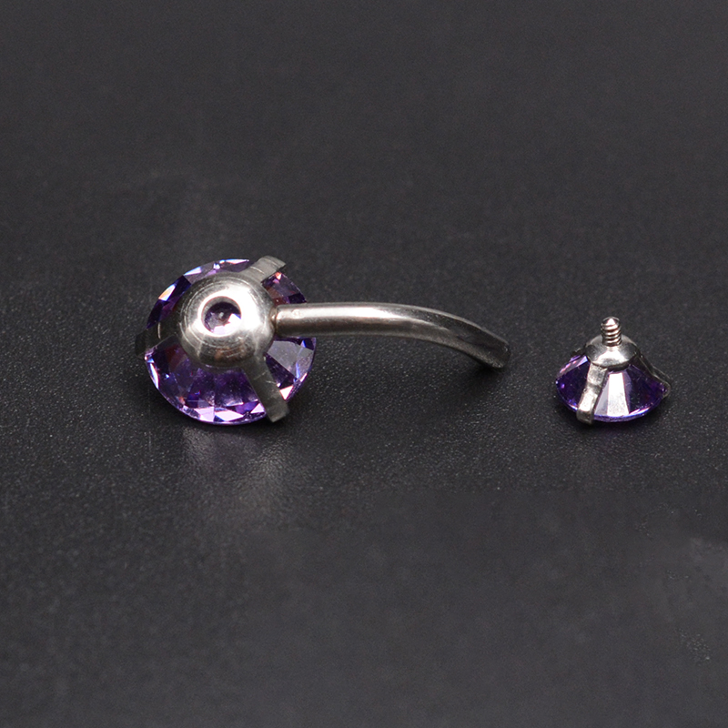 New Brand AAA Zircon Jeweled S - مراجعة Body Jewelry Brands وسعره