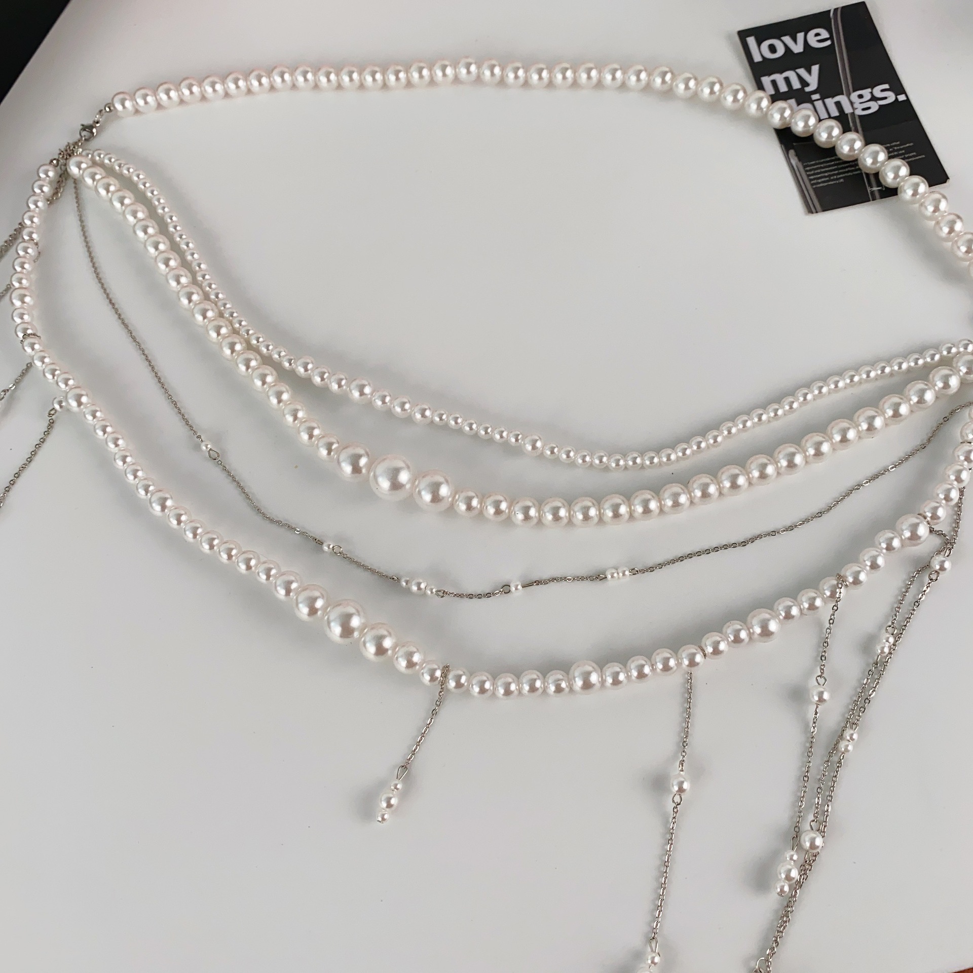 Ladies' Waist Chain Pearl Mult - مراجعة Body Jewelry Brands وسعره