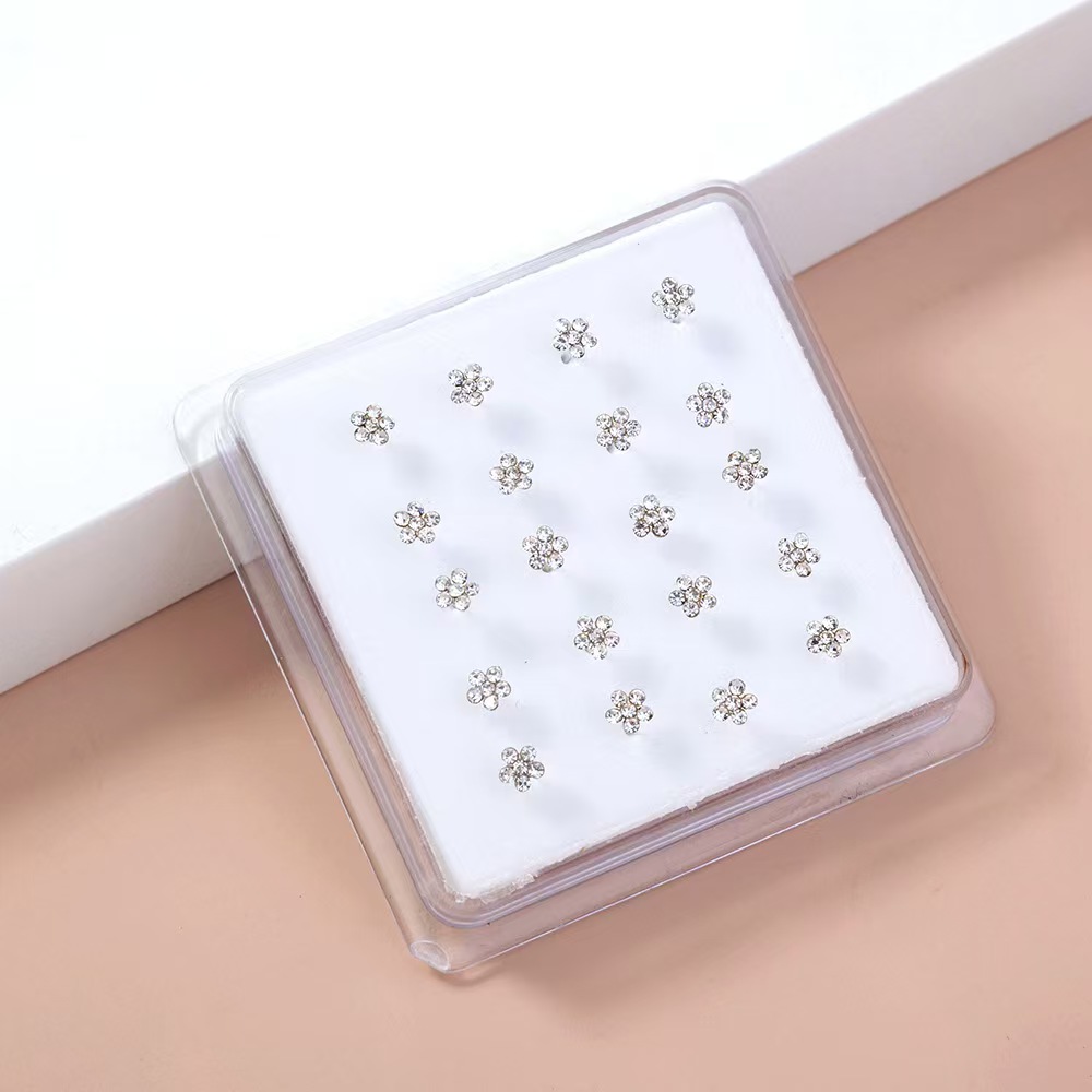 20Pcs/Box Body Nose Piercing J - مراجعة Body Jewelry Display Case وسعره