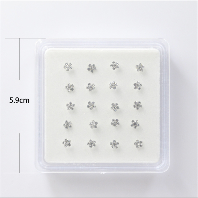 20Pcs/Box Body Nose Piercing J - مراجعة Body Jewelry Display Case وسعره