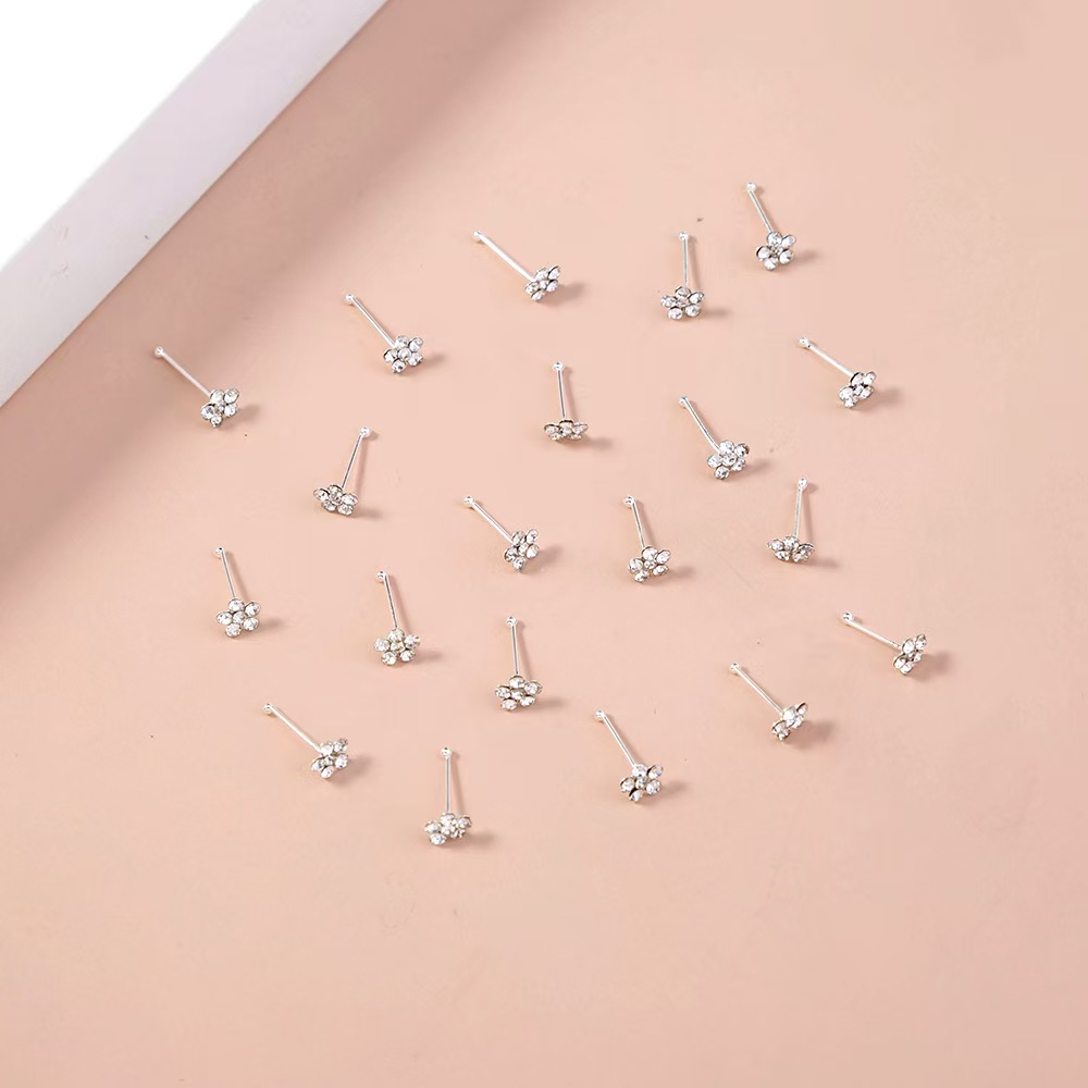 20Pcs/Box Body Nose Piercing J - مراجعة Body Jewelry Display Case وسعره