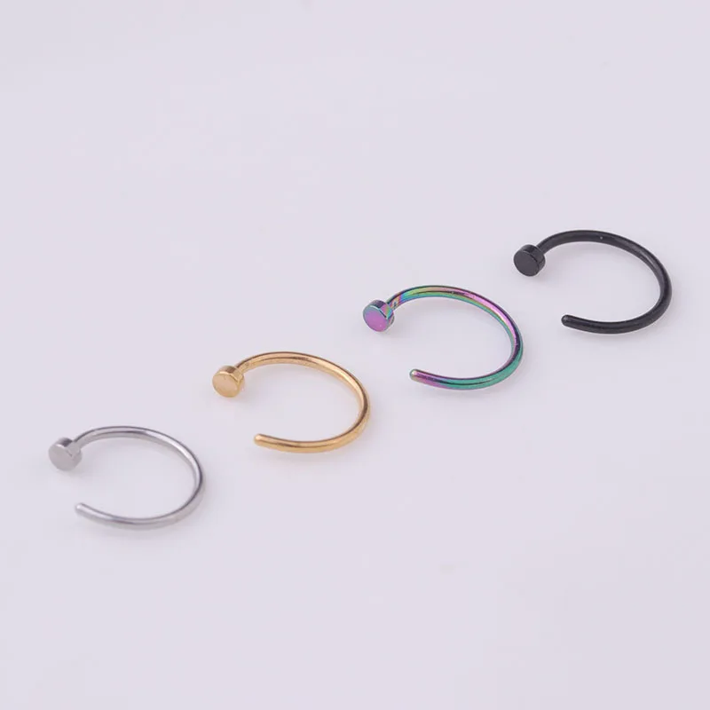 5pcs/lot 20G Nose Ring Hoop, 6 - مراجعة Body Jewelry Septum وسعره