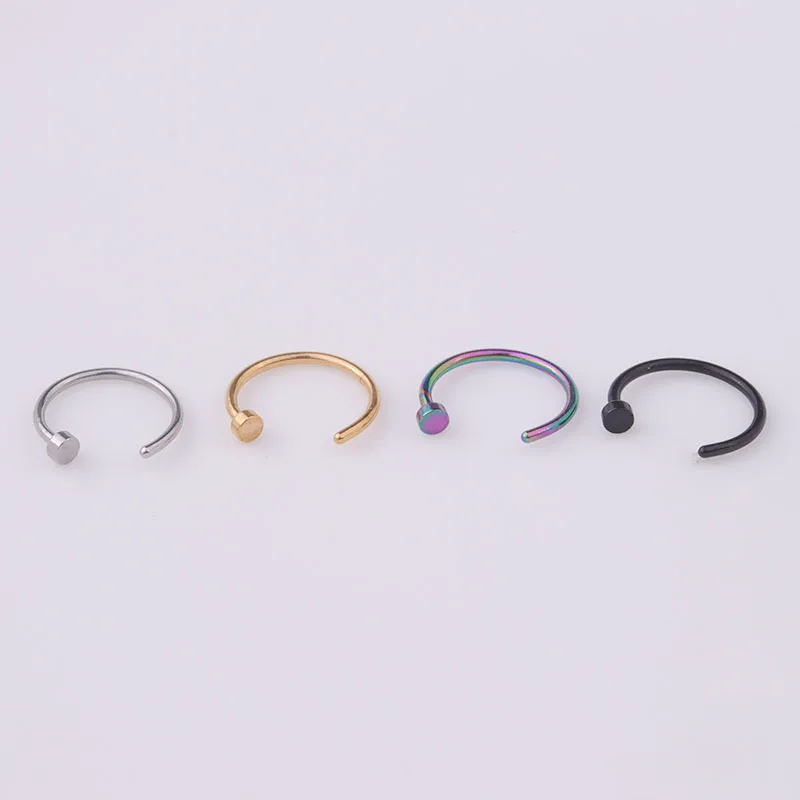 5pcs/lot 20G Nose Ring Hoop, 6 - مراجعة Body Jewelry Septum وسعره