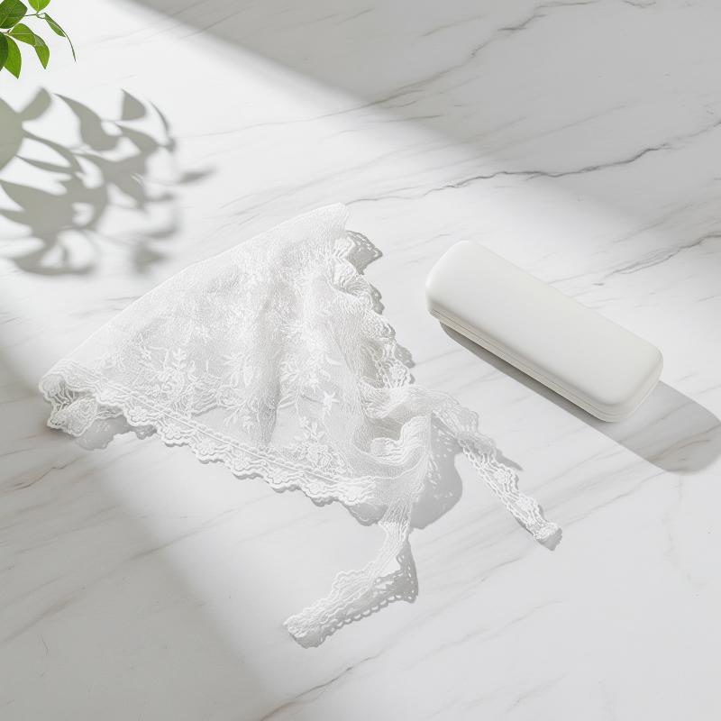 Frilly Cute Lace Bandana Scarf - مراجعة Body Jewelry Waist Chains وسعره