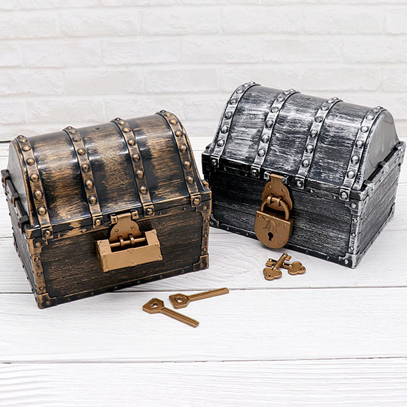 Pirate Treasure Chest Storage  - مراجعة Body Jewelry Display Case وسعره