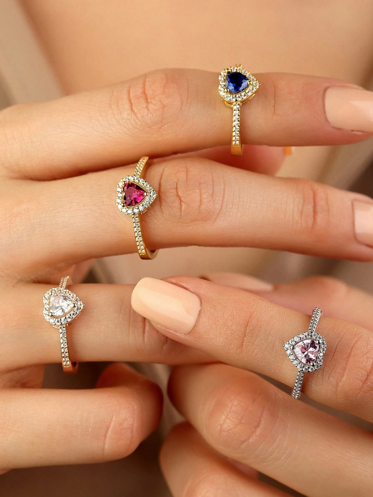 Gorgeous Zircon Romantic Love  - مراجعة Body Jewelry High Quality وسعره