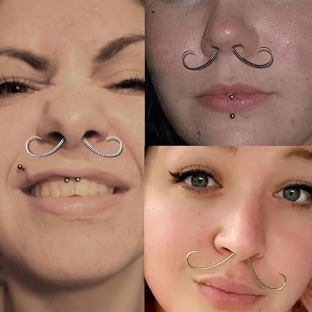 Piercing Jewelry Mustache Sept - مراجعة Body Jewelry Septum وسعره