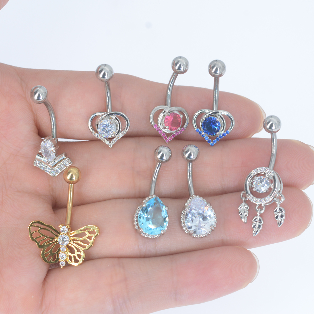1Pc Butterfly Sexy Dangling Na - مراجعة Body Jewelry Brands وسعره