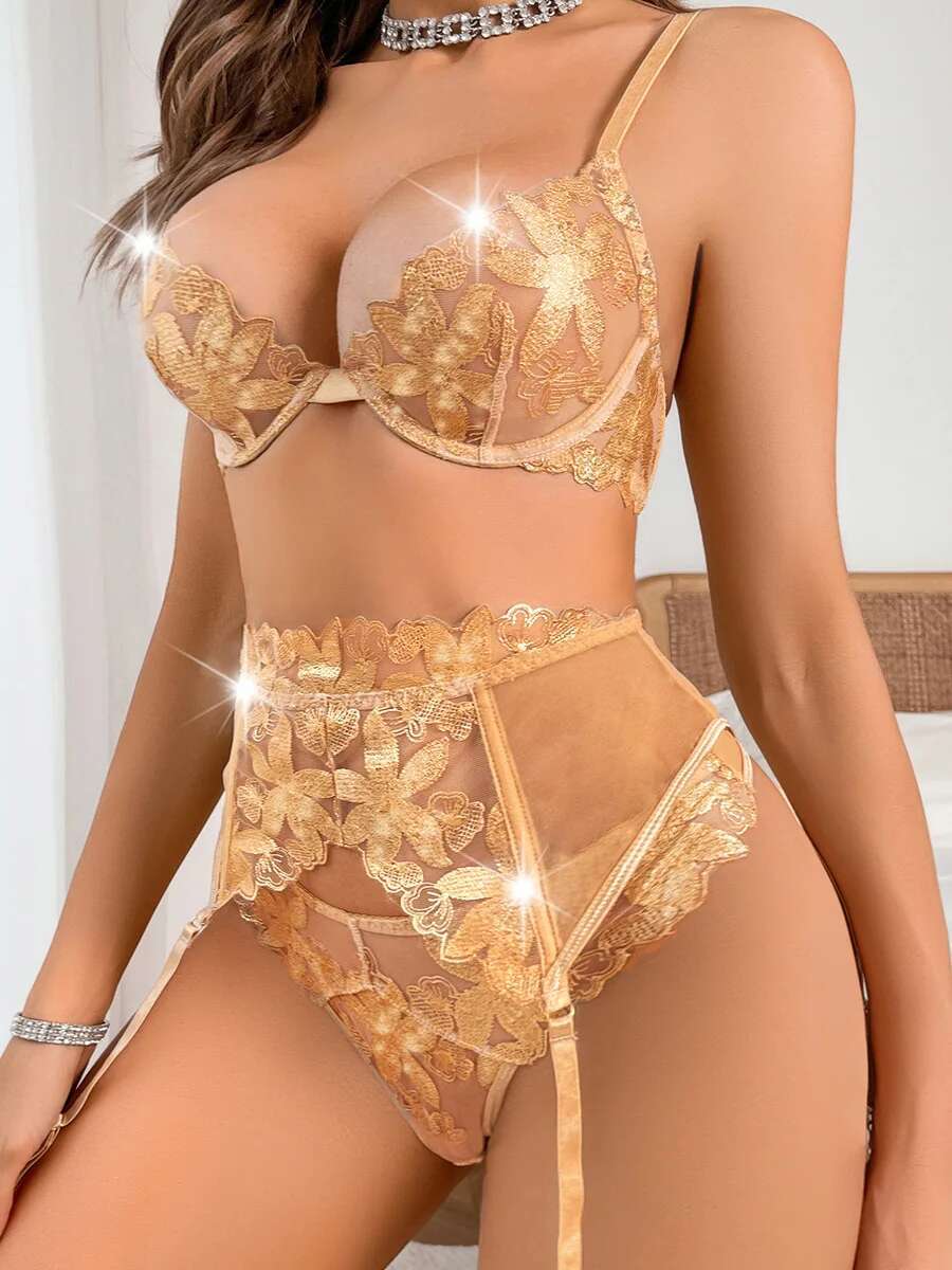 New Three Piece Fun Set Gold F - مراجعة Body Jewelry Gold وسعره