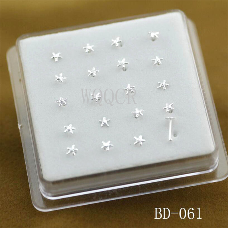 20pcs/box Frosted Surface Star - مراجعة Body Jewelry Display Case وسعره