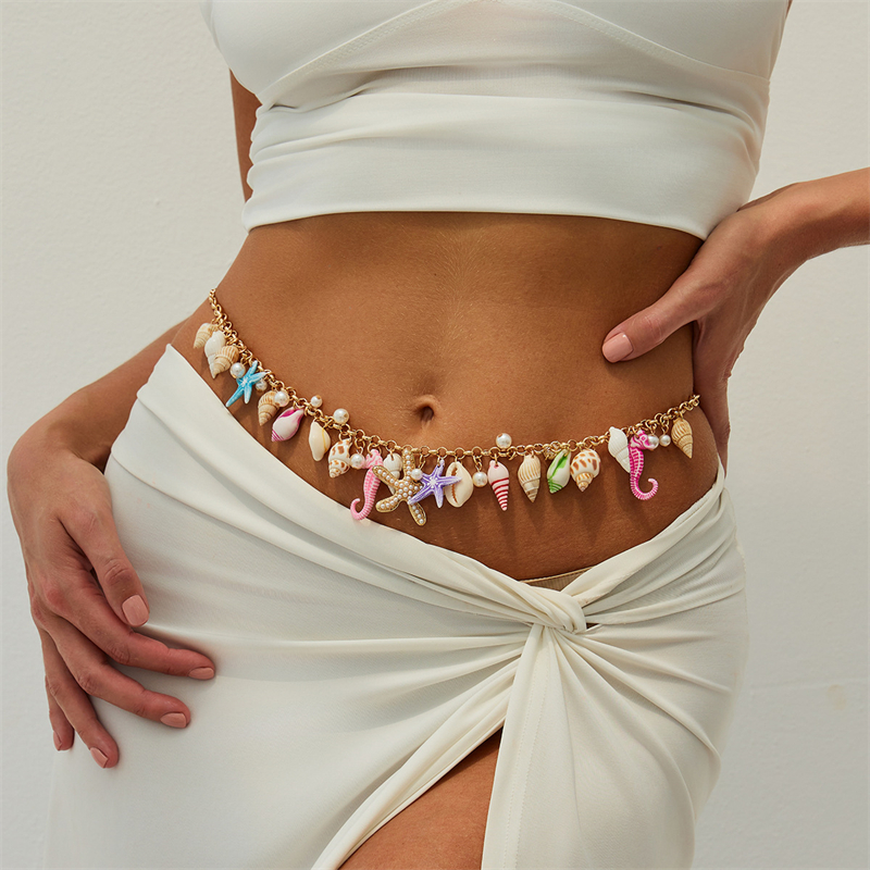 Boho Starfish Shell Pendant Wa - مراجعة Body Jewellery وسعره