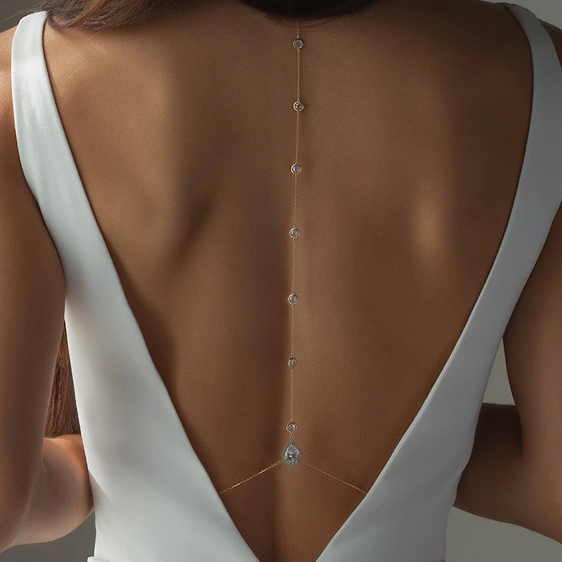 New Star Back Chain Body Jewel - مراجعة Body Jewelry For Backless Dress وسعره