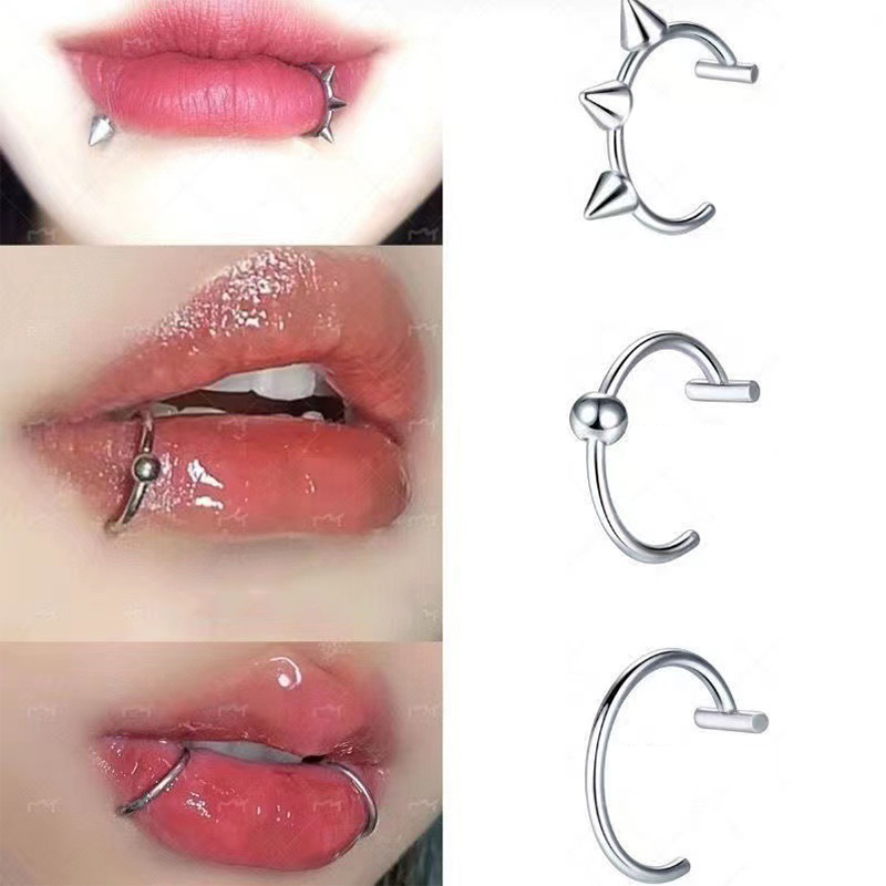1Pc Stainless Steel Fake Nose  - مراجعة Body Jewelry Septum وسعره