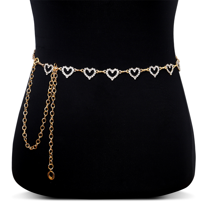Fashion Rhinestone Heart Waist - مراجعة Body Jewellery وسعره