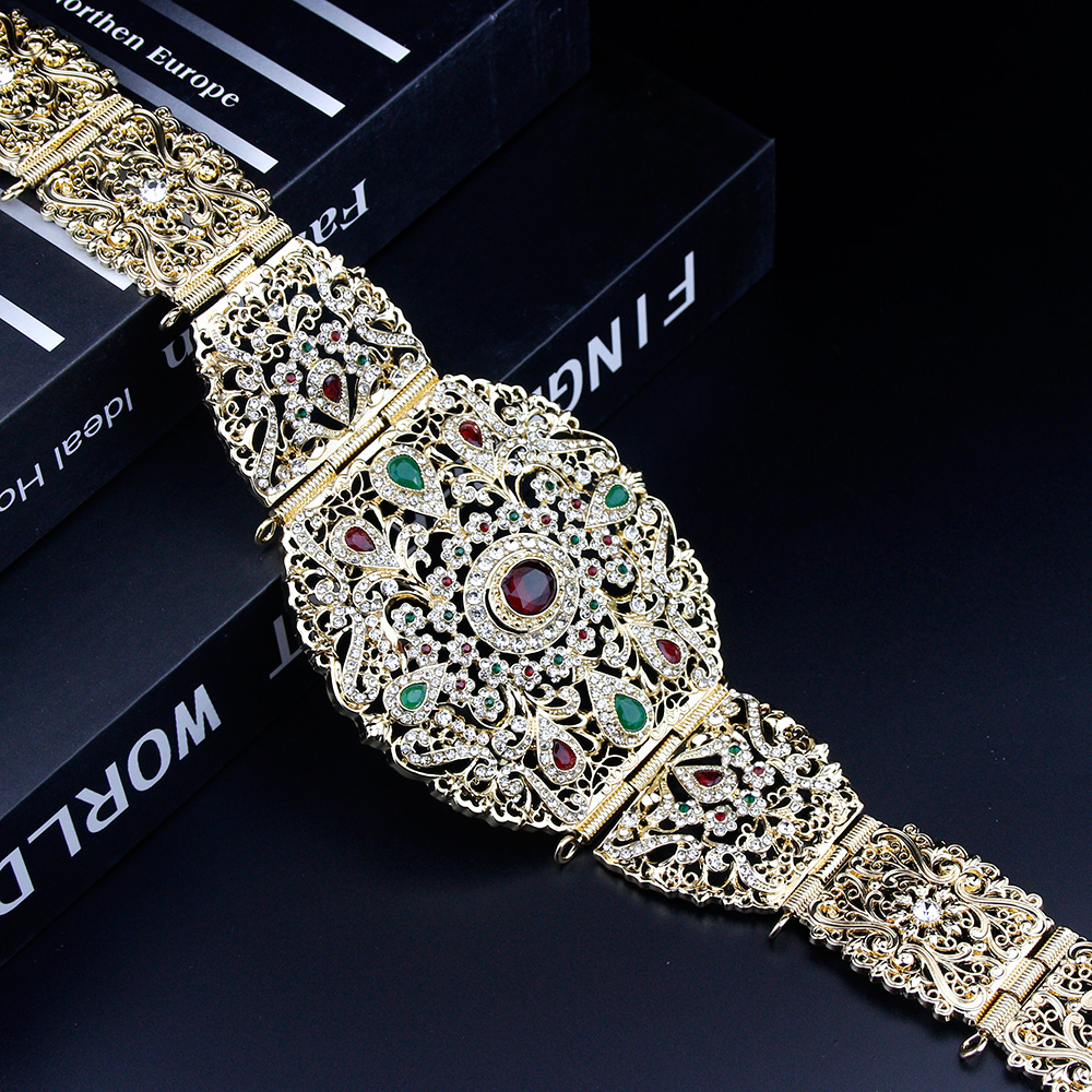 Sunspicems Wide Morocco Belt F - مراجعة Body Jewelry Gold وسعره