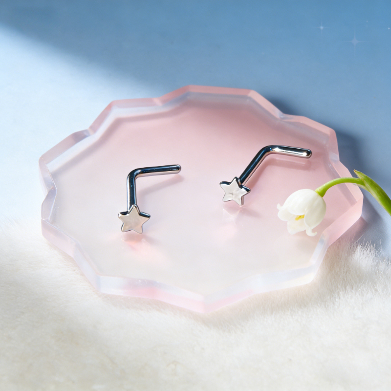 1Pc Trendy Sweet Cool Style St - مراجعة Body Jewelry High Quality وسعره