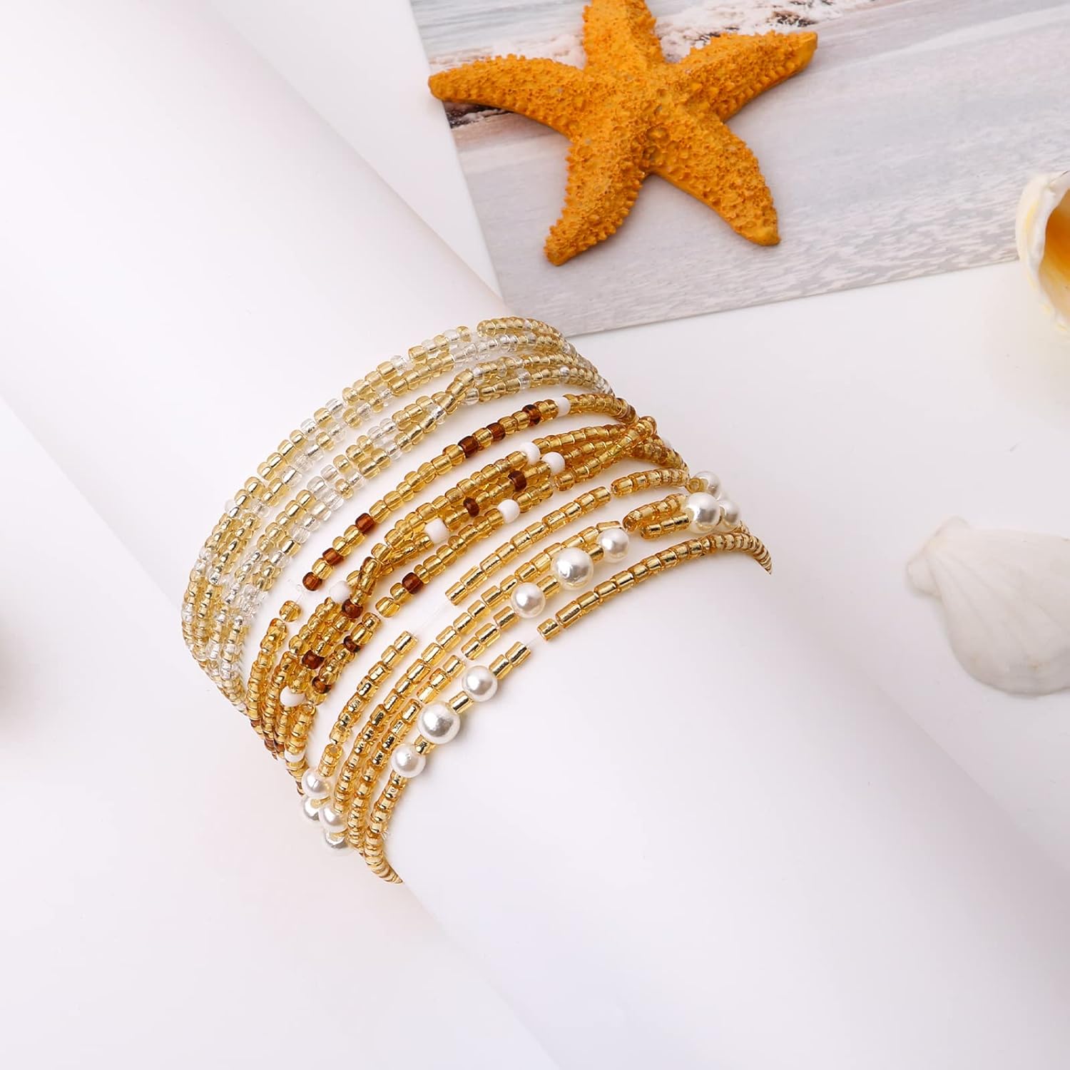 Waist Beads for Women Belly Be - مراجعة Body Jewelry Gold وسعره